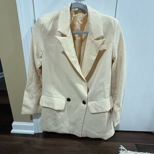 Women's Cream Blazer